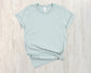 BUILD-A-TEE: (COLOR/SIZE) HEATHER DUSTY BLUE