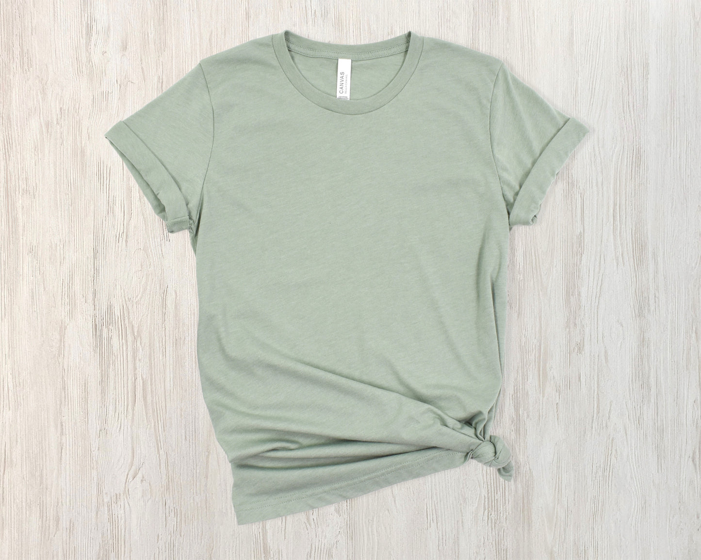 BUILD-A-TEE: (COLOR/SIZE) HEATHER SAGE